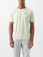 On - Performance Panelled-jersey T-shirt - Mens - Green