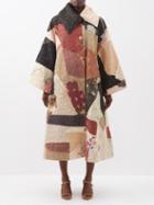 By Walid - Opera Embroidered Patchwork-silk Coat - Womens - Multi