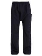 Raf Simons Elasticated-waist Wide-leg Wool-crepe Trousers