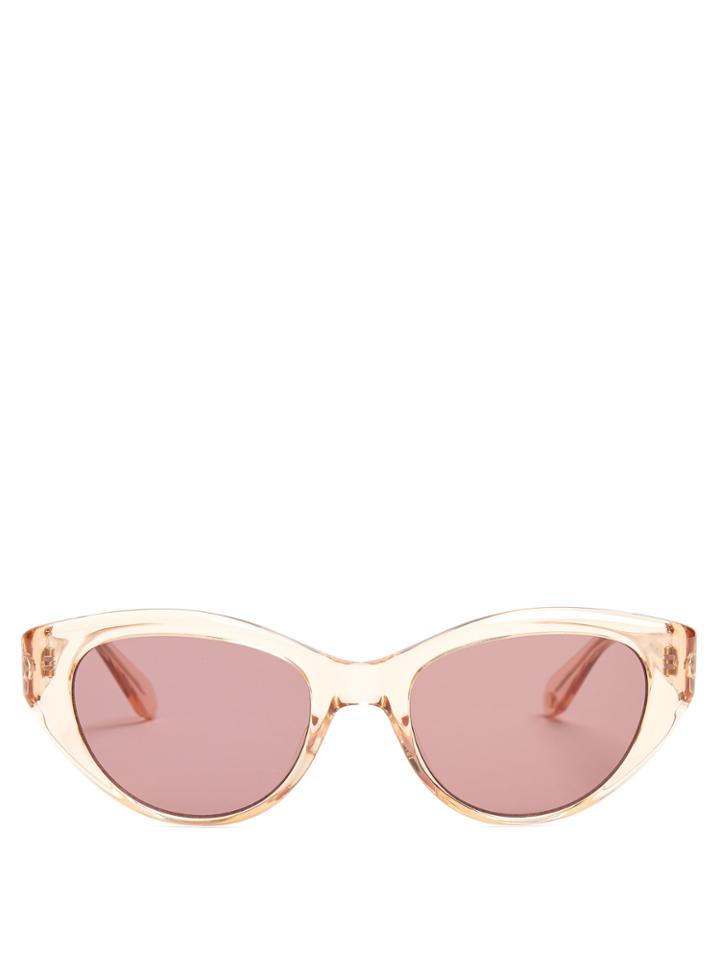Garrett Leight Del Rey Round-frame Cat-eye Sunglasses