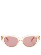Garrett Leight Del Rey Round-frame Cat-eye Sunglasses
