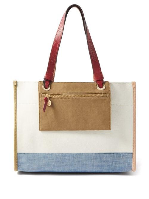 See By Chlo - Cecilya Wool And Cotton Tote Bag - Womens - Beige Multi