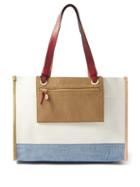 See By Chlo - Cecilya Wool And Cotton Tote Bag - Womens - Beige Multi