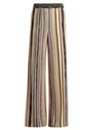 Missoni Striped Textured-knit Trousers