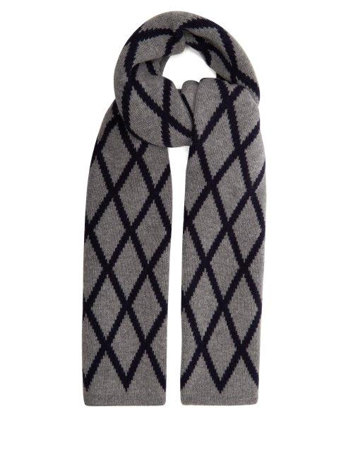 Matchesfashion.com Weekend Max Mara - Firma Scarf - Womens - Grey