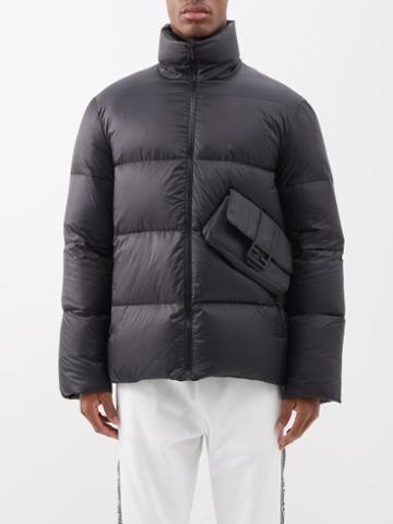 Fendi - Baguette-bag Quilted-down Jacket - Mens - Black