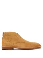 Matchesfashion.com Burberry - Barry Perforated Suede Chukka Boots - Mens - Tan