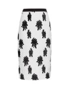 Balenciaga Floral Silk-blend Cloqu Skirt