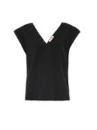 Rebecca Taylor Lace-back Crepe Top