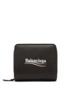 Matchesfashion.com Balenciaga - Everyday Bi Fold Logo Wallet - Womens - Black
