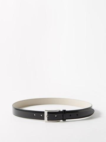 Brunello Cucinelli - Buckled Leather Belt - Mens - Black