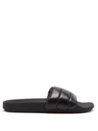 Matchesfashion.com Rick Owens Drkshdw - Quilted-strap Rubber Slides - Mens - Black