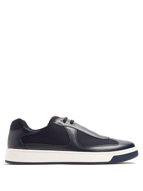 Matchesfashion.com Prada - Nevada Bike Low Top Trainers - Mens - Navy