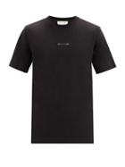 Matchesfashion.com 1017 Alyx 9sm - Compass-star Logo-print Cotton-jersey T-shirt - Mens - Black