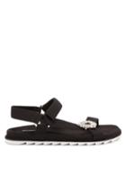 Matchesfashion.com Roger Vivier - Trekky Viv' Crystal-buckle Sandals - Womens - Black