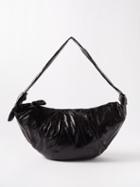 Lemaire - Croissant Large Coated-canvas Belt Bag - Womens - Black