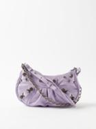Balenciaga - Le Cagole Mini Leather Shoulder Bag - Womens - Lilac