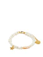 Ladies Jewellery By Alona - Sand And Sea Pearl & 18kt Gold-plated Anklet - Womens - Pearl