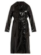 Sies Marjan Bessie Crinkled-vinyl Trench Coat