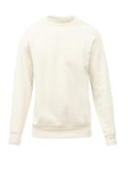 Matchesfashion.com Les Tien - High-neck Brushed-back Cotton Sweatshirt - Mens - White