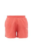 Matchesfashion.com 7 Days Active - Logo-print Cotton-blend Jersey Shorts - Mens - Red