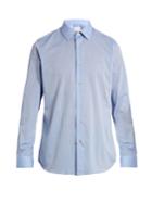 Paul Smith Pin-dot Print Point-collar Cotton Shirt