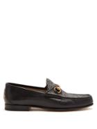 Matchesfashion.com Gucci - Quentin Leather Loafers - Mens - Black Multi