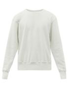 Matchesfashion.com Les Tien - Brushed-back Cotton Sweatshirt - Mens - Light Blue