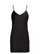 Matchesfashion.com Saint Laurent - Strappy Satin Crepe Mini Dress - Womens - Black