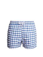 Matchesfashion.com Frescobol Carioca - Sports Noronha Print Swim Shorts - Mens - Blue