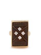 Francesca Villa Diamond & Yellow-gold Grammi Ring