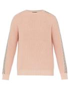 Matchesfashion.com Alanui - Navajo Cotton Blend Sweater - Mens - Pink