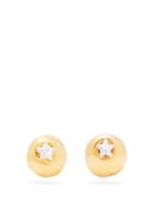 Matchesfashion.com Sonia Boyajian - Abiquiu Zirconia Star Stud Earrings - Womens - Gold