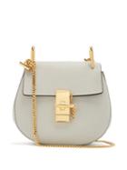 Matchesfashion.com Chlo - Drew Mini Leather Cross Body Bag - Womens - Light Blue