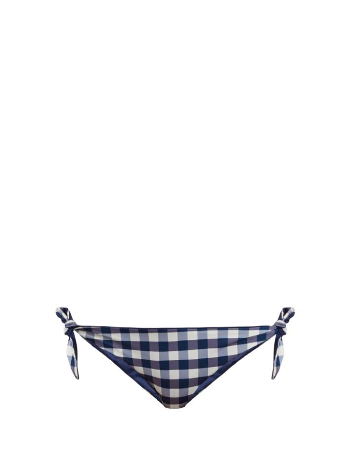 Solid & Striped The Jane Gingham Bikini Briefs