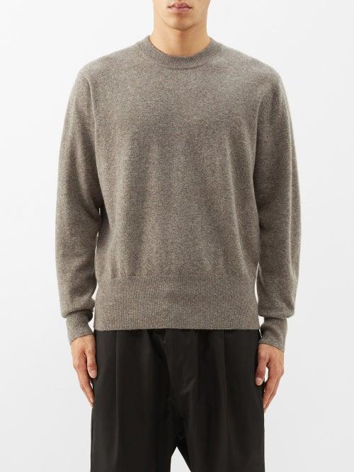 Studio Nicholson - Crew-neck Merino-wool Sweater - Mens - Grey