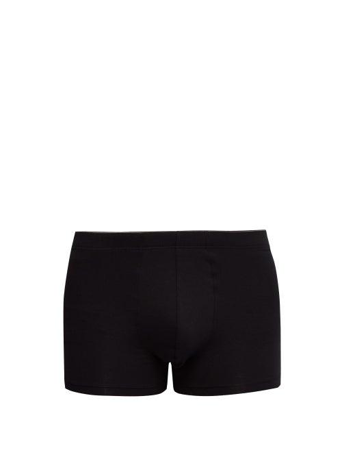 Hanro - Superior Stretch-cotton Trunks - Mens - Black