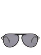 Matchesfashion.com Fendi - D-frame Acetate Sunglasses - Mens - Black