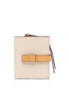 Loewe - Anagram-debossed Leather Wallet - Womens - Cream Multi