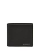 Burberry Grained-leather Bi-fold Wallet