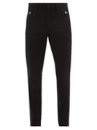 Matchesfashion.com Burberry - Slim-fit Cotton Trousers - Mens - Black