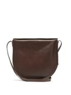 Matchesfashion.com Aesther Ekme - Saddle Hobo Leather Shoulder Bag - Womens - Dark Brown