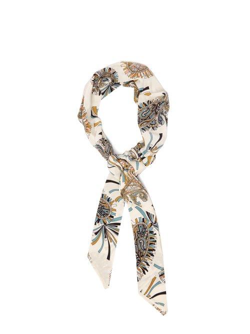 Matchesfashion.com Etro - Paisley Print Silk Headband - Womens - White