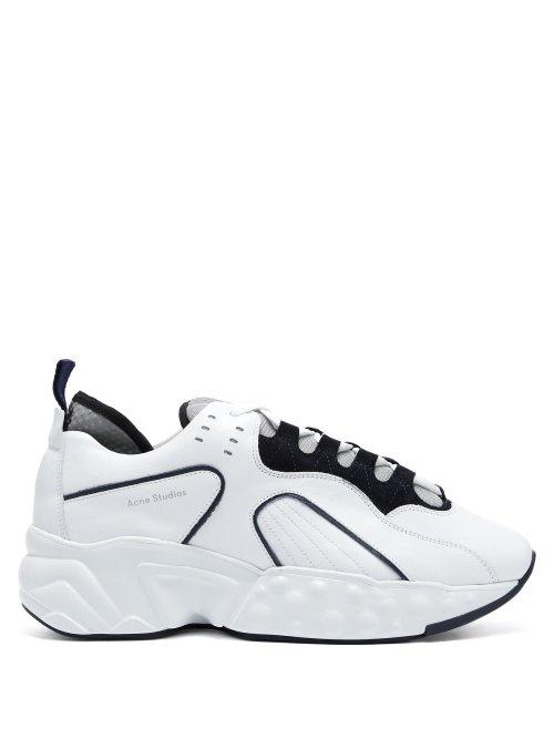 Matchesfashion.com Acne Studios - Rockaway Leather Trainers - Mens - Multi