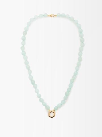 Harwell Godfrey - Foundation Chrysoprase & 18kt Gold Necklace - Womens - Green