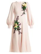 Andrew Gn Sequin-embellished Crepe Midi-dress