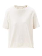 Matchesfashion.com Extreme Cashmere - Todd Rolled-hem Knitted T-shirt - Womens - Ivory