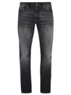 Saint Laurent Je T'aime-embroidered Faded Skinny Jeans