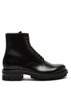 Dsquared2 - Lace-up Leather Ankle Boots - Mens - Black