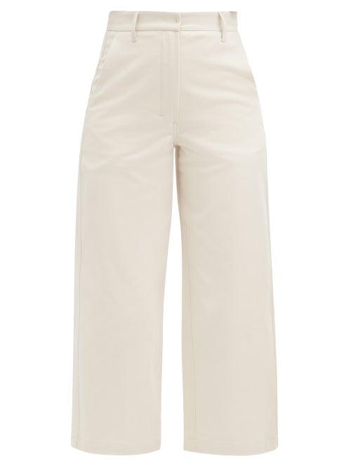 Matchesfashion.com S Max Mara - Pasta Trousers - Womens - Ivory